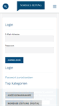 Mobile Screenshot of nordsee-zeitung.de